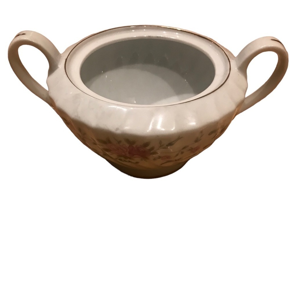 Astro Portelan trimmed gold sugar cup vintage
